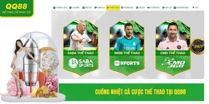 QQ88 🎖️ Nhà Cái Casino QQ88 Cool Link Truy Cập QQ8827 T5/2025 16 Cuồng nhiệt cá cược Thể thao tại QQ88