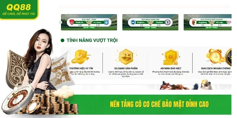 QQ88 🎖️ Nhà Cái Casino QQ88 Cool Link Truy Cập QQ8827 T5/2025 18 Hệ thống áp dụng công nghệ bảo mật tiên tiến hàng đầu.